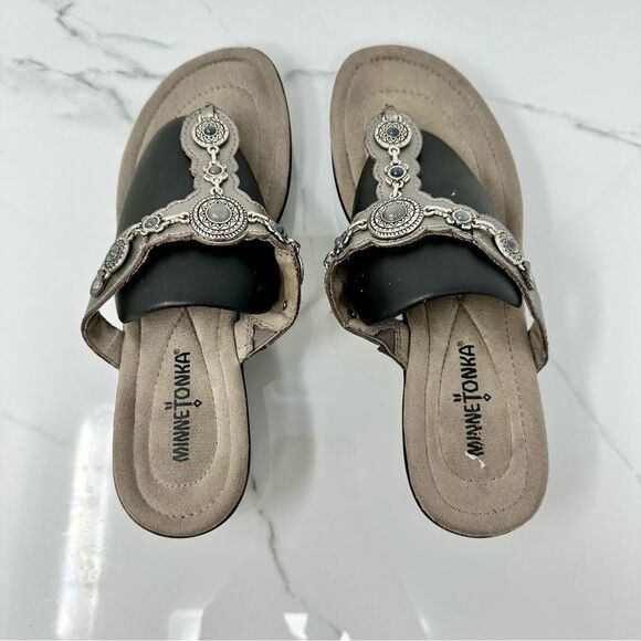 Minnetonka Leather Sandals- Size 8 - Picture 8 of 12